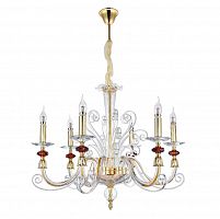 подвесная люстра crystal lux catarina sp6 gold/transparent-cognac в Таганроге