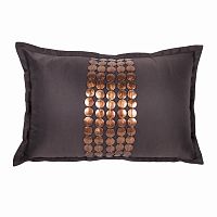 декоративная подушка handwork exclusive прямоугольная коричневая в Таганроге