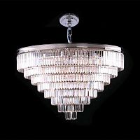 подвесная люстра newport 31127/s nickel матовый никель, белая в Таганроге