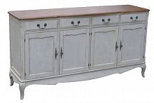 комод четырех дверный mobilier de maison белый, коричневый в Таганроге