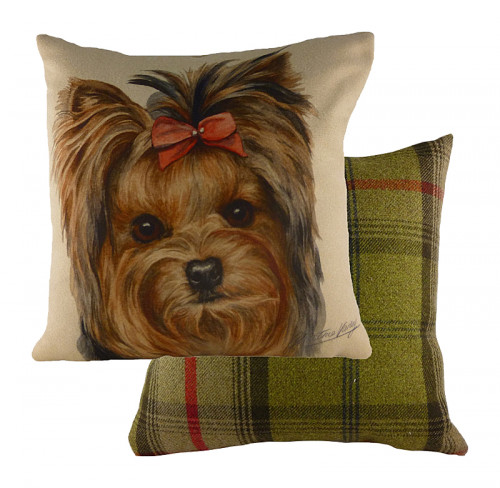 подушка с принтом waggydogs yorkie в Таганроге