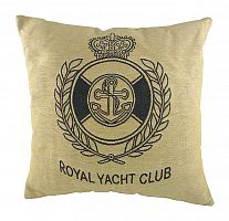 подушка с гербом королевского royal yacht club в Таганроге