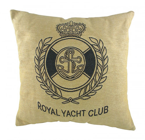 подушка с гербом королевского royal yacht club в Таганроге
