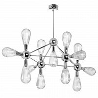 дизайнерская подвесная люстра spot light silvio 8301328 хром в Таганроге
