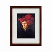 картина: portrait of a man in a chaperon (self-portrait), 1433 в Таганроге