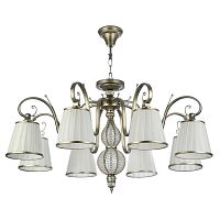 подвесная люстра maytoni brezza arm002-08-ng белая в Таганроге