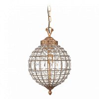 подвесная люстра хрустальный шар casbah crystal chandelier золото в Таганроге