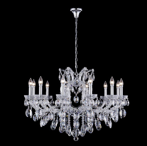 подвесная люстра crystal lux hollywood sp12 chrome в Таганроге