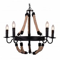 подвесная люстра arte lamp marsiglia a8956lm-5bk в Таганроге