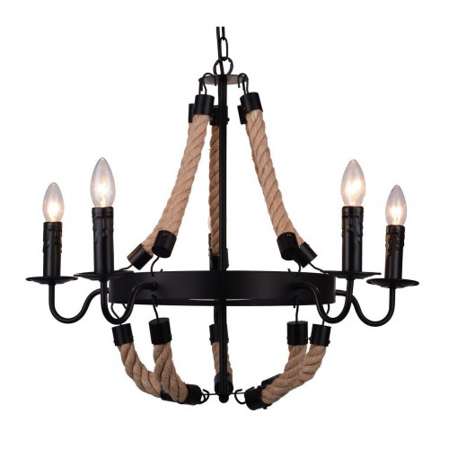 подвесная люстра arte lamp marsiglia a8956lm-5bk в Таганроге