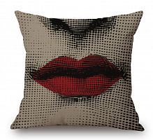 подушка с портретом лины пьеро форназетти red lips в Таганроге