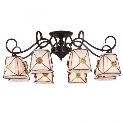 потолочная люстра arte lamp 72 a5495pl-8br в Таганроге