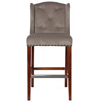 стул барный rais велюр бежево-серый в Таганроге