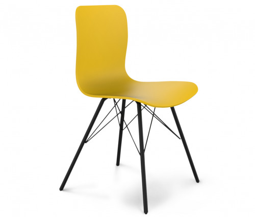 стул dsr желтый s40 (eames style) в Таганроге
