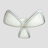 потолочная светодиодная люстра ambrella light orbital granule fg1010/3 wh/sl 204w d770 в Таганроге