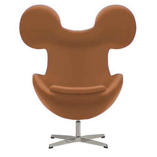 кресло egg mickey бежевое в Таганроге