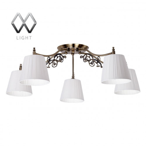 потолочная люстра mw-light моника 372011105 белая в Таганроге