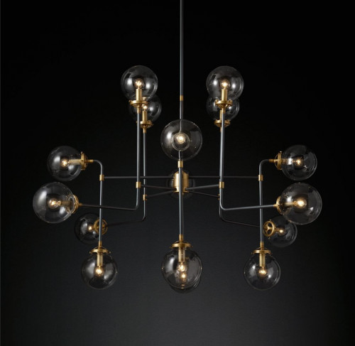 люстра bistro 16 черная, бронза в Таганроге