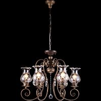 подвесная люстра arte lamp palermo a2053lm-6br в Таганроге