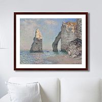 картина: the rock needle and the porte d'aval, 1885г. в Таганроге