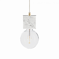 подвесной светильник marmor veldi bianco brass в Таганроге
