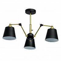 потолочная люстра mw-light таун 5 691011403 черная в Таганроге