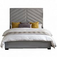 кровать двуспальная 160х200 серая shanti в Таганроге