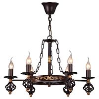 подвесная люстра arte lamp cartwheel a4550lm-6ck в Таганроге