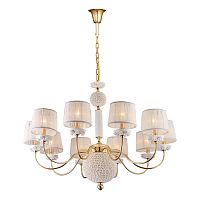 подвесная люстра crystal lux adagio sp10 белая в Таганроге