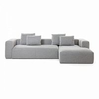 диван blok sofa 3 правый угол светло-серый от la forma (ex julia grup) в Таганроге