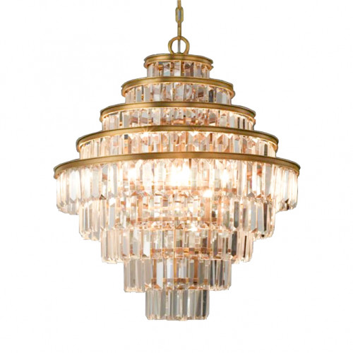 люстра alaine 80 латунь, прозрачное стекло латунь, прозрачная в Таганроге