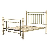 кованая двуспальная кровать 180х200 золотая blaine в Таганроге