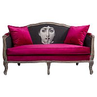 диван «секрет руж» fornasetti прямой красный с черным в Таганроге