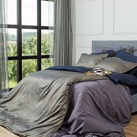 комплект постельного белья decoflux сатин 1.5 спальный twist dark в Таганроге