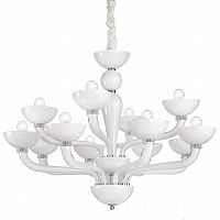 люстра дизайнерская ideal lux casanova белая, хром в Таганроге