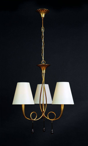 подвесная люстра mantra paola painted gold 3542 в Таганроге