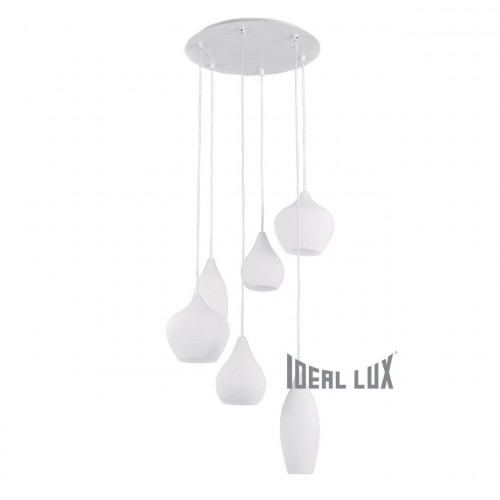 подвесная люстра ideal lux soft sp6 bianco в Таганроге
