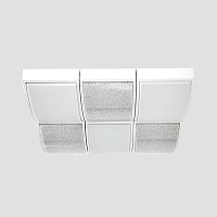 потолочный светодиодный светильник ambrella light orbital crystal sand fs1510 wh/sd 144w d540*540 в Таганроге
