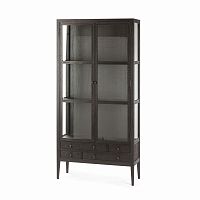 книжный шкаф altino витрина коричневый в Таганроге