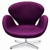 кресло swan chair фиолетовое в Таганроге