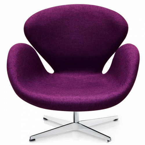 кресло swan chair фиолетовое в Таганроге