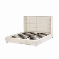 кровать двуспальная с бортиками 180x200 бежевая oakley bed в Таганроге