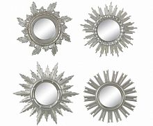 комплект зеркал-солнце в серебряных рамах silver sunny, 4 штуки в Таганроге