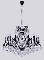 подвесная люстра crystal lux magnifico sp19 black/transparent черная в Таганроге