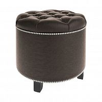 пуф круглый modena brown коричневый в Таганроге