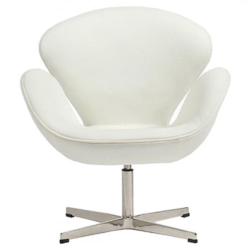 кресло swan chair кашемир белое в Таганроге
