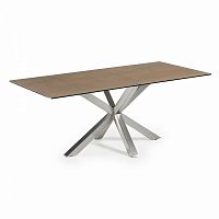стол arya 200x100 st steel matt, фарфор iron cor c795k10 от la forma (ex julia grup) в Таганроге