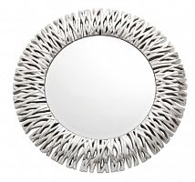 зеркало круглое серебряное в раме с ветками peyto в Таганроге