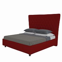 кровать двуспальная 180х200 красная из велюра quicksand в Таганроге