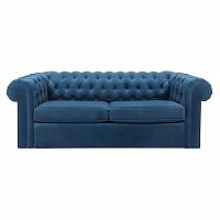 диван chesterfield прямой синий в Таганроге